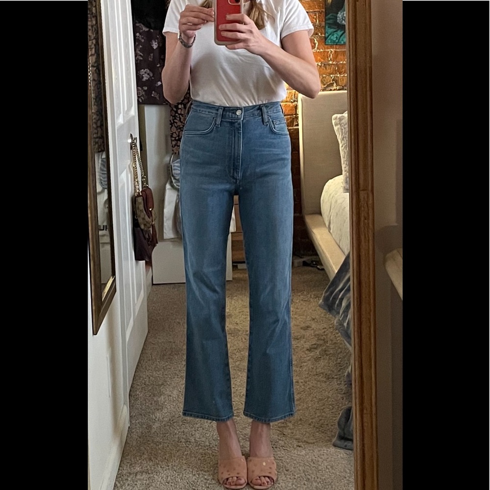 AGOLDE Pinch Waist High Rise Kick Jeans Worn Once!